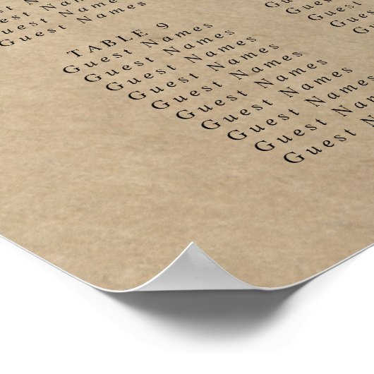 Het Collectie van de Rustige Heart BWedding Poster (Hoek)