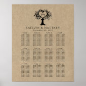 Het Collectie van de Rustige Heart BWedding Poster (Voorkant)