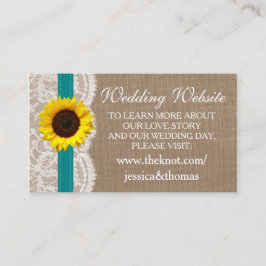 Het Collectie van de Rustige Zonnebloem - Blauwgro Informatiekaartje