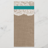 Het Collectie van de Rustige Zonnebloem - Blauwgro Menu (Achterkant)