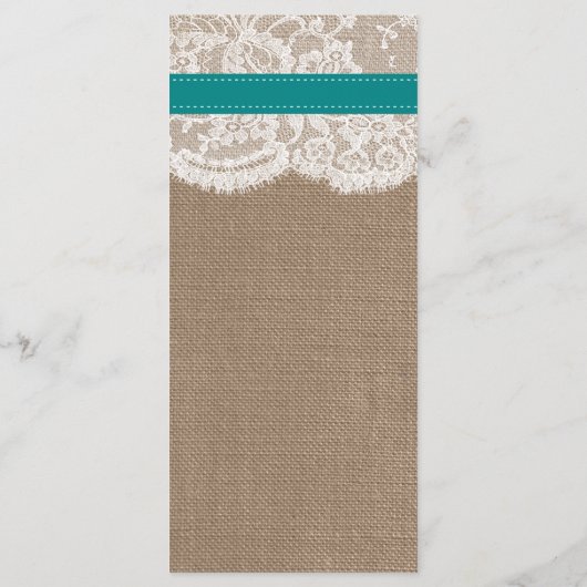 Het Collectie van de Rustige Zonnebloem - Blauwgro Menu (Achterkant)