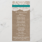 Het Collectie van de Rustige Zonnebloem - Blauwgro Programmakaart (Achterkant)