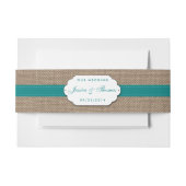 Het Collectie van de Rustige Zonnebloem - Blauwgro Uitnodigingen Wikkel (Voorkant Voorbeeld)