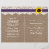 Het Collectie van de Rustige Zonnebloem - Paars (Voorkant)