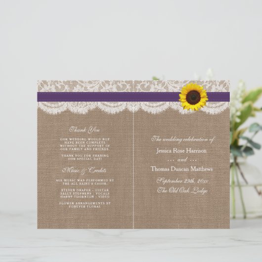 Het Collectie van de Rustige Zonnebloem - Paars (Staand voorkant)