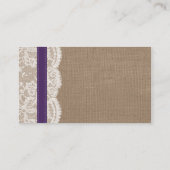 Het Collectie van de Rustige Zonnebloem - Paars Informatiekaartje (Achterkant)