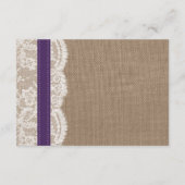 Het Collectie van de Rustige Zonnebloem - Paars Informatiekaartje (Achterkant)