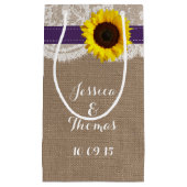 Het Collectie van de Rustige Zonnebloem - Paars Klein Cadeauzakje (Voorkant)