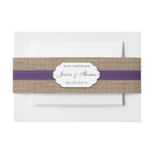 Het Collectie van de Rustige Zonnebloem - Paars Uitnodigingen Wikkel (Voorkant Voorbeeld)