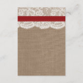 Het Collectie van de Rustige Zonnebloem - Rood Informatiekaartje (Achterkant)