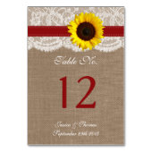 Het Collectie van de Rustige Zonnebloem - Rood Kaart (Voorkant)