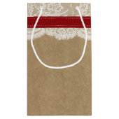 Het Collectie van de Rustige Zonnebloem - Rood Klein Cadeauzakje (Achterkant)