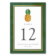 Het Collectie van de Tropische ananasbruiloft