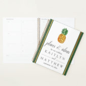Het Collectie van de Tropische ananasbruiloft Planner (Display)