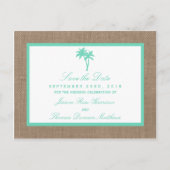 Het Collectie van de Tropische palmboom Aankondigingskaart (Voorkant)