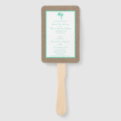 Het Collectie van de Tropische palmboom Handwaaier (Voorkant)