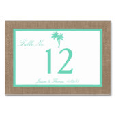 Het Collectie van de Tropische palmboom Kaart (Achterkant)