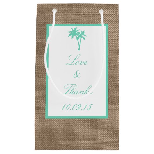 Het Collectie van de Tropische palmboom Klein Cadeauzakje (Voorkant)