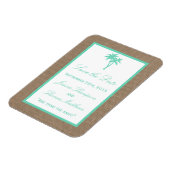 Het Collectie van de Tropische palmboom Magneet (Linkerzijde)