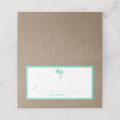 Het Collectie van de Tropische palmboom Plaatskaartje (Buitenkant ongevouwen)