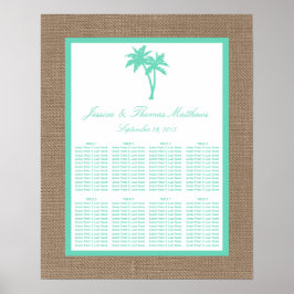 Het Collectie van de Tropische palmboom Poster