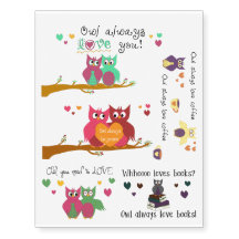 Het Collectie van de uil altijd