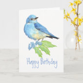 Het Collectie van de Vogel van de Waterverf van de Kaart (Gele Bloem)