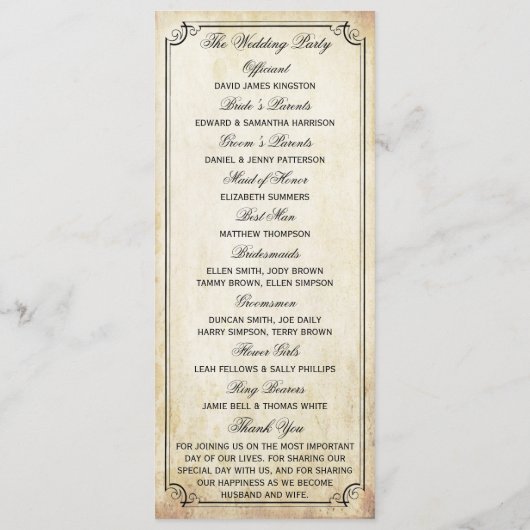 Het  Collectie van de Weg van de Ballon Programmakaart (Achterkant)