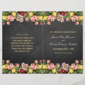 Het  Collectie van Floral Chalkboard Wedding (Voorkant)