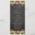 Het  Collectie van Floral Chalkboard Wedding Programmakaart<br><div class="desc">Het  collectie van de bloemkool is een verbluffend ontwerp met mooie  bloemen op een achtergrond van een chalkboard-effect. Deze programma's kunnen voor uw speciale gelegenheid worden gepersonaliseerd en maken de perfecte service voor elke bruiloft,  vrijgezellenfeest,  verlofpartij,  verjaardagsfeestje en nog veel meer.</div>