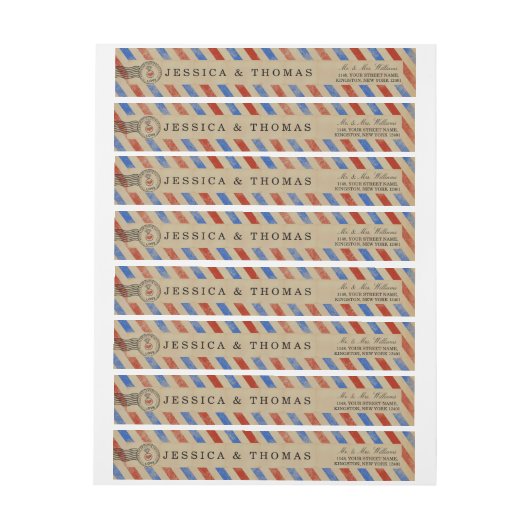 Het  Collectie van het Airmail Wedding (Vel)