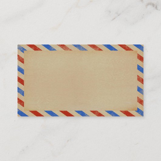 Het  Collectie van het Airmail Wedding Informatiekaartje (Achterkant)