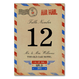 Het  Collectie van het Airmail Wedding Kaart