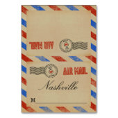 Het  Collectie van het Airmail Wedding Kaart (Voorkant)