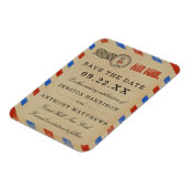 Het Collectie van het Airmail Wedding Magneet (Linkerzijde)