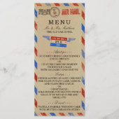 Het  Collectie van het Airmail Wedding Menu (Voorkant)