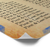 Het  Collectie van het Airmail Wedding Poster (Hoek)