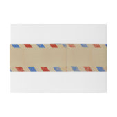 Het  Collectie van het Airmail Wedding Uitnodigingen Wikkel (Achterkant Voorbeeld)
