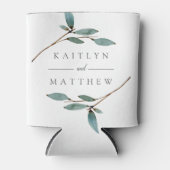 Het Collectie van het botanische Bliss Wedding Blikjeskoeler (Voorkant)