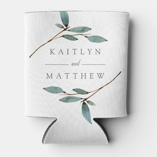 Het Collectie van het botanische Bliss Wedding Blikjeskoeler (Voorkant)