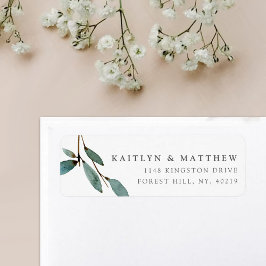 Het Collectie van het botanische Bliss Wedding Etiket