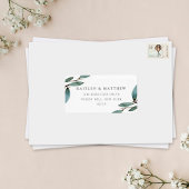 Het Collectie van het botanische Bliss Wedding Etiket