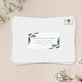 Het Collectie van het botanische Bliss Wedding Etiket