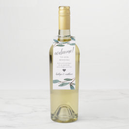 Het Collectie van het botanische Bliss Wedding Flessenhanger