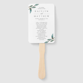 Het Collectie van het botanische Bliss Wedding Handwaaier