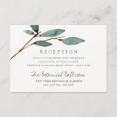 Het Collectie van het botanische Bliss Wedding Informatiekaartje (Voorkant)