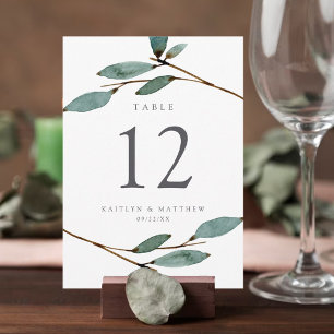 Het Collectie van het botanische Bliss Wedding Kaart