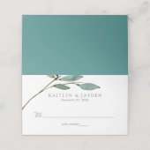 Het Collectie van het botanische Bliss Wedding Plaatskaartje (Buitenkant ongevouwen)