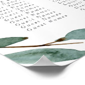 Het Collectie van het botanische Bliss Wedding Poster (Hoek)