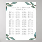 Het Collectie van het botanische Bliss Wedding Poster (Voorkant)